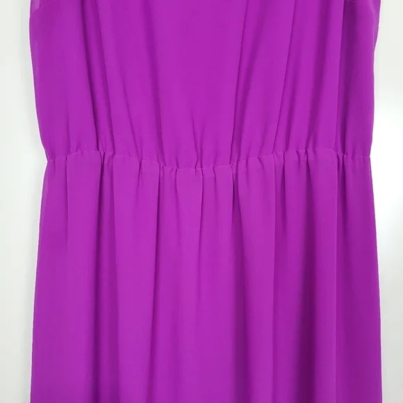 Cremieux Purple Sleeveless Bow Maxi Dress Size Medium - Picture 4 of 10